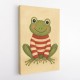 Frog in Striped Jumper