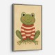 Frog in Striped Jumper