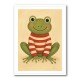Frog in Striped Jumper