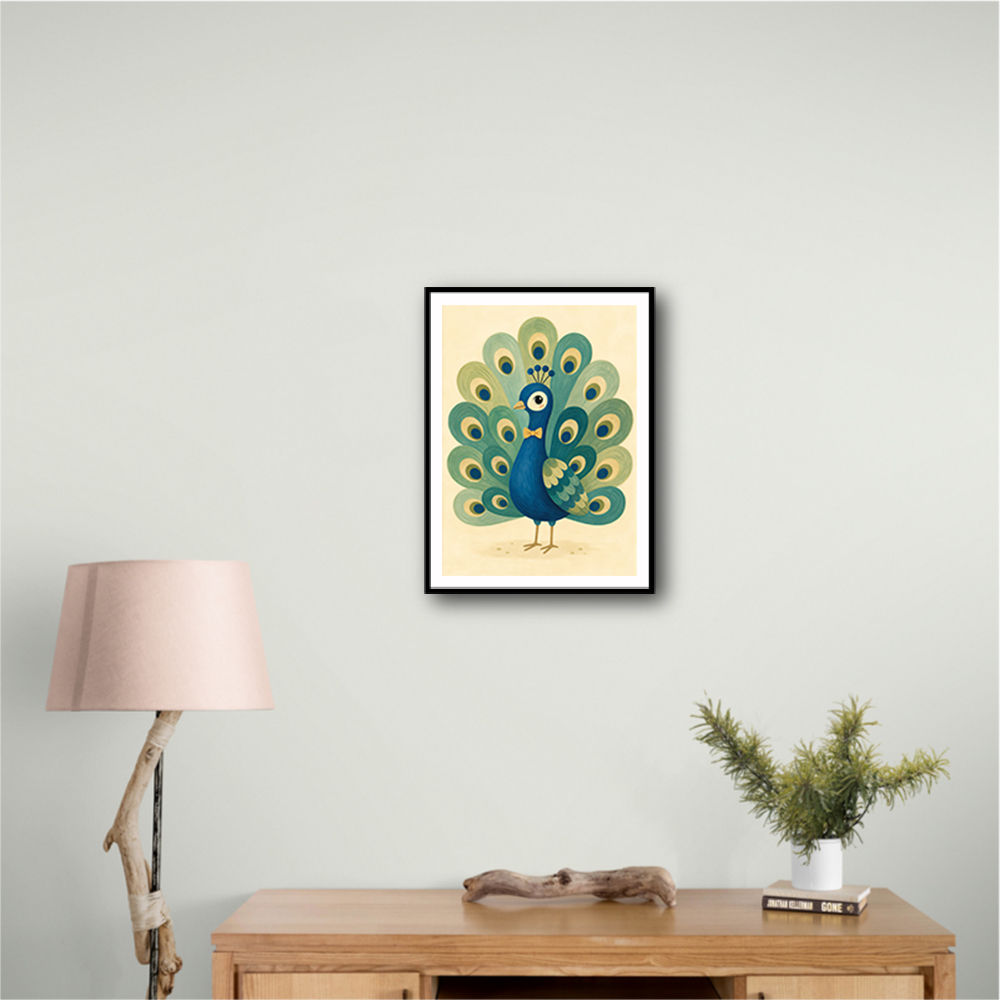 Peacock With Bow Tie