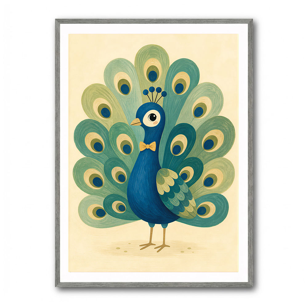 Peacock With Bow Tie
