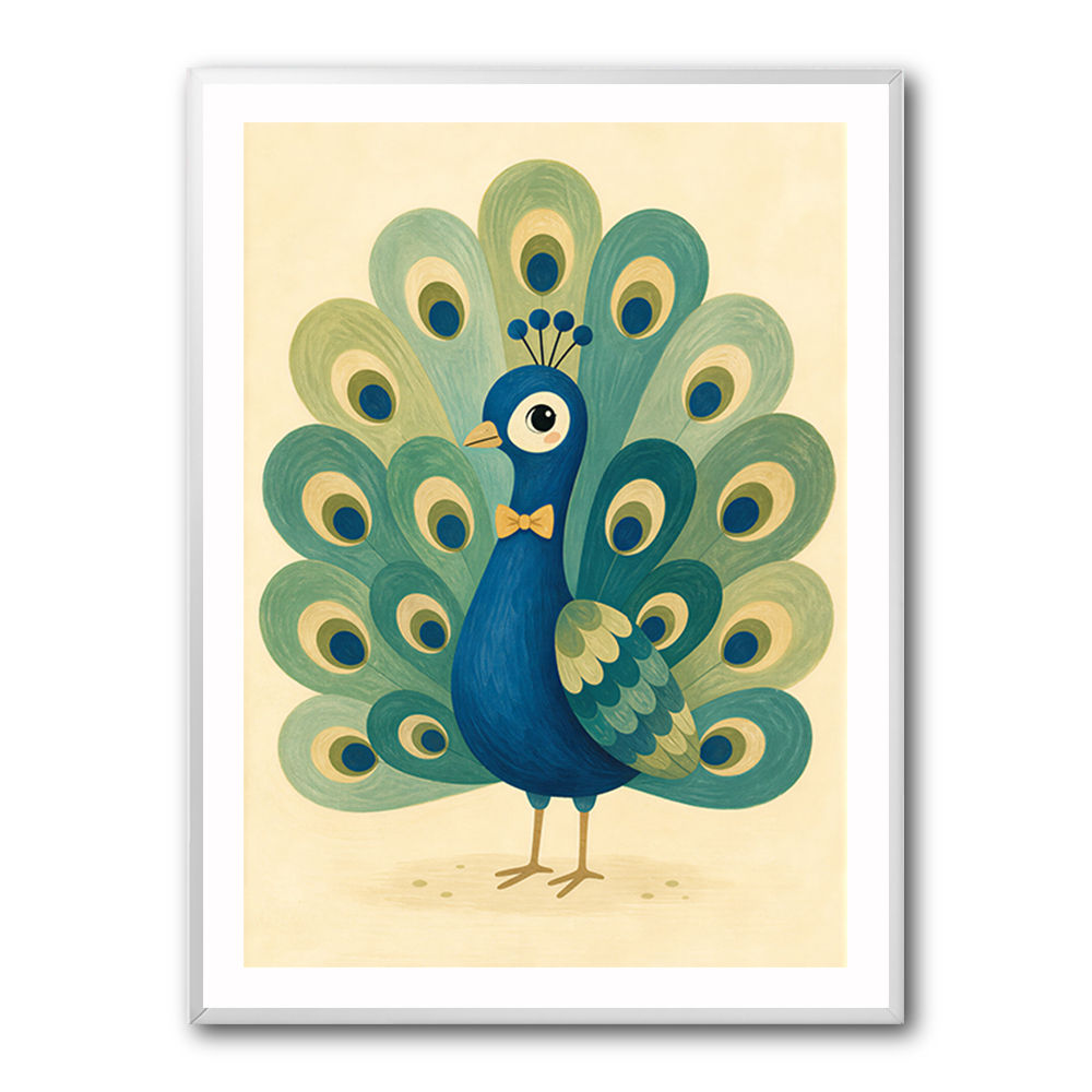 Peacock With Bow Tie