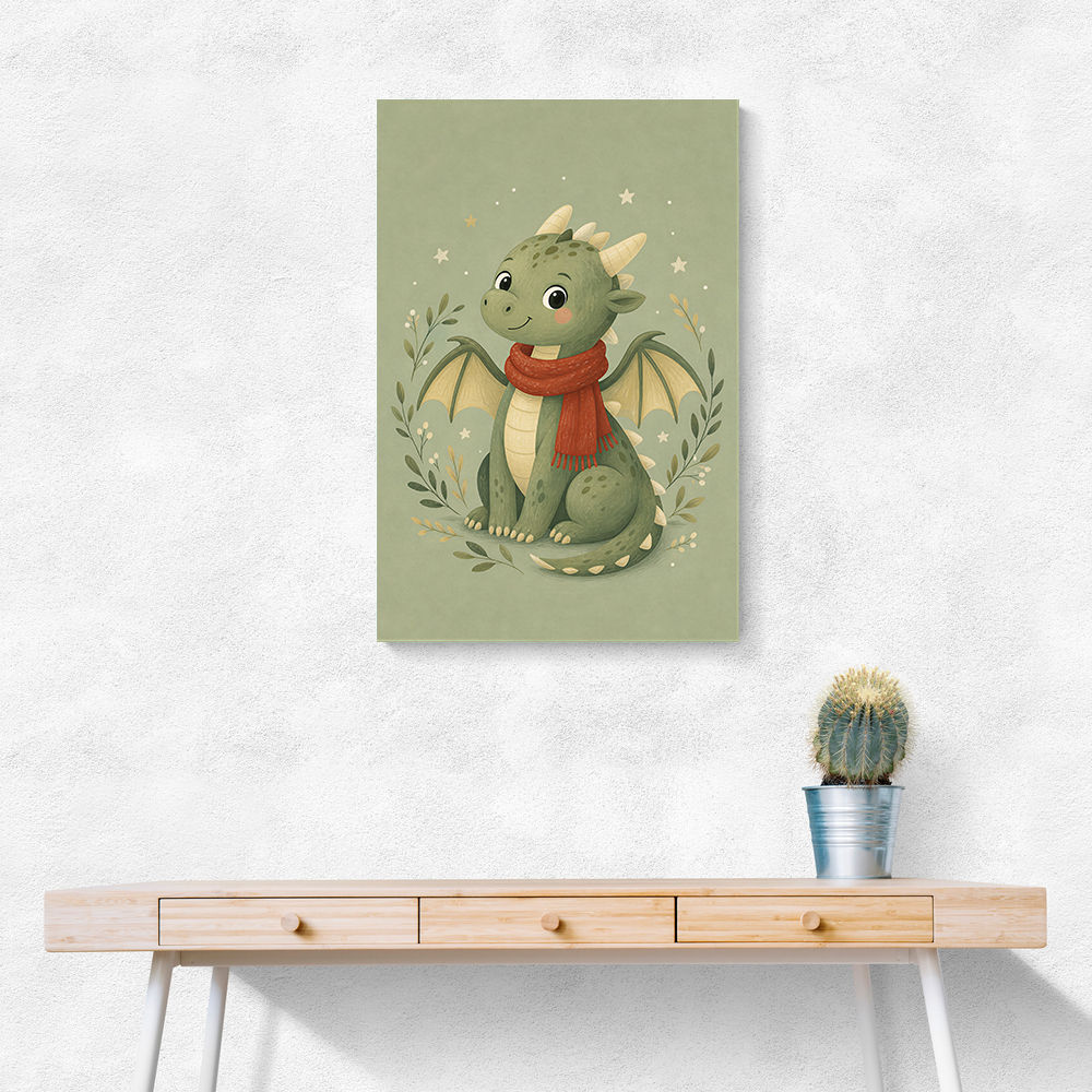 Baby Dragon With Scarf
