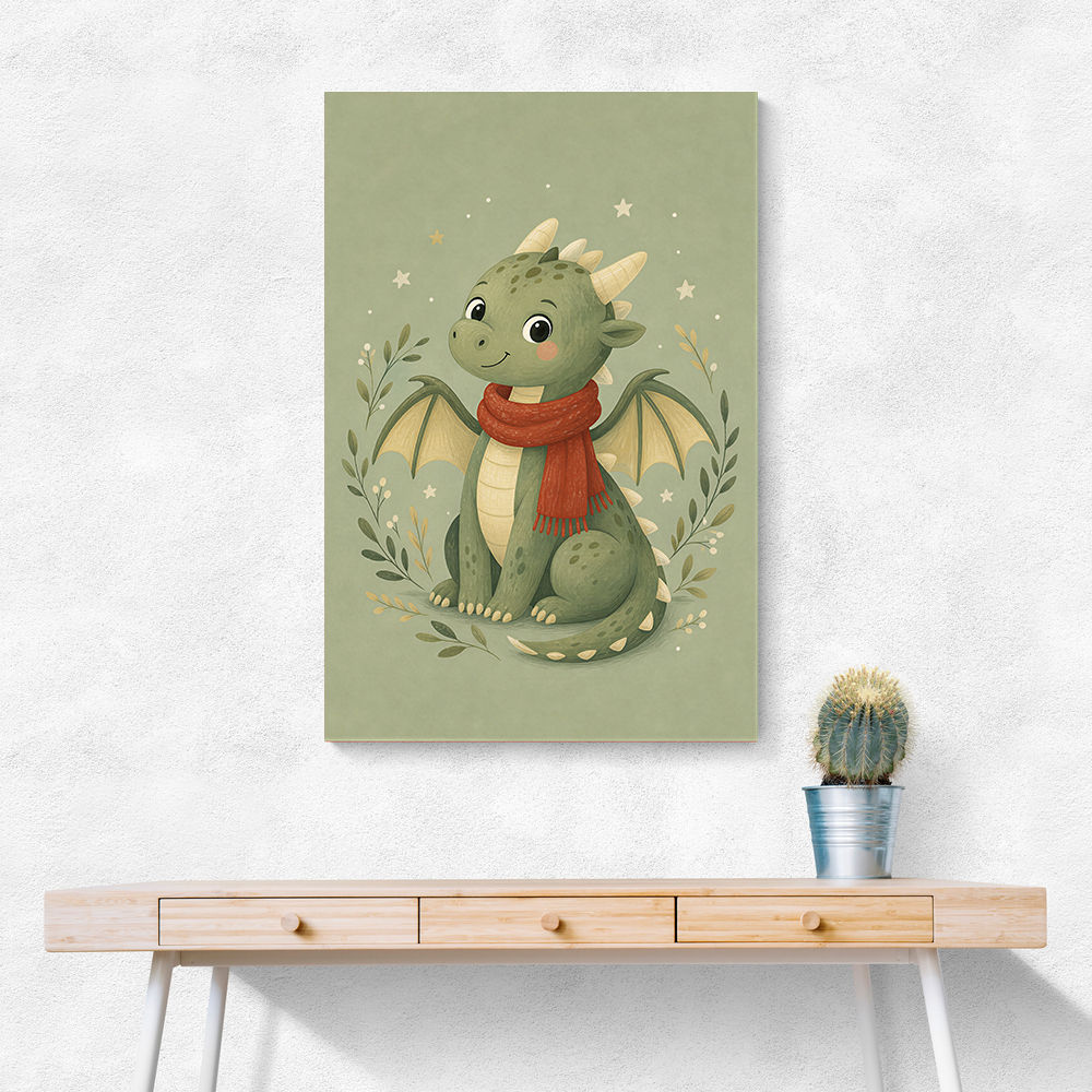 Baby Dragon With Scarf