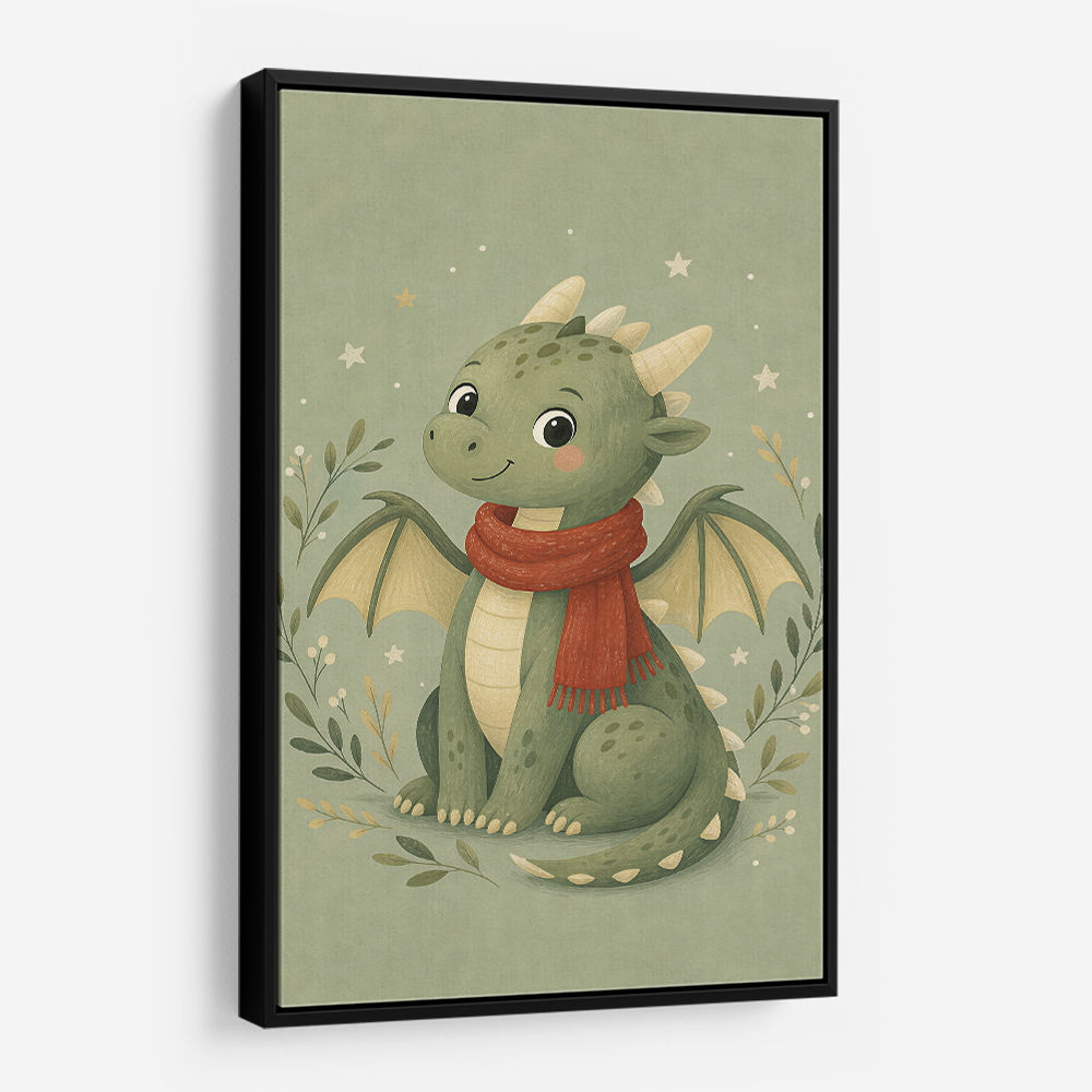 Baby Dragon With Scarf