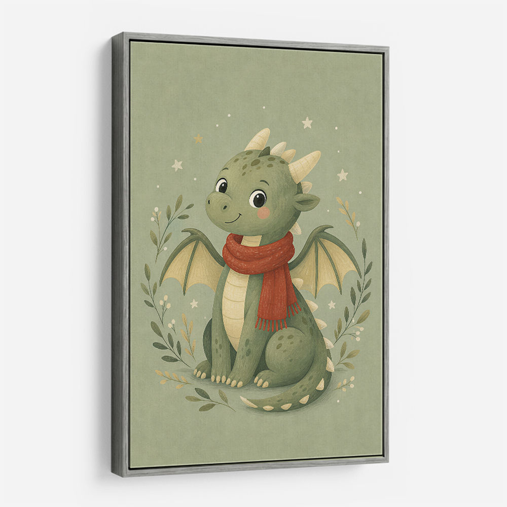 Baby Dragon With Scarf