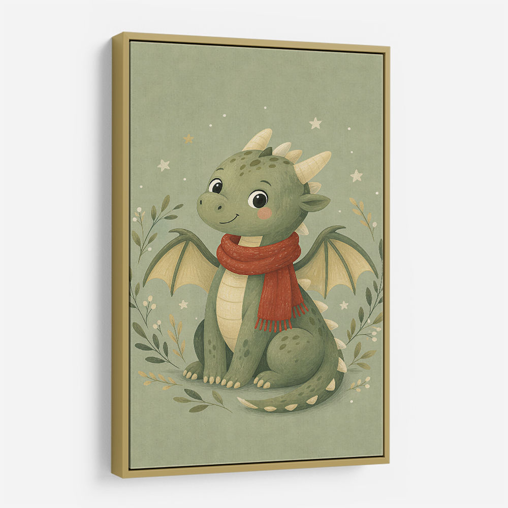 Baby Dragon With Scarf