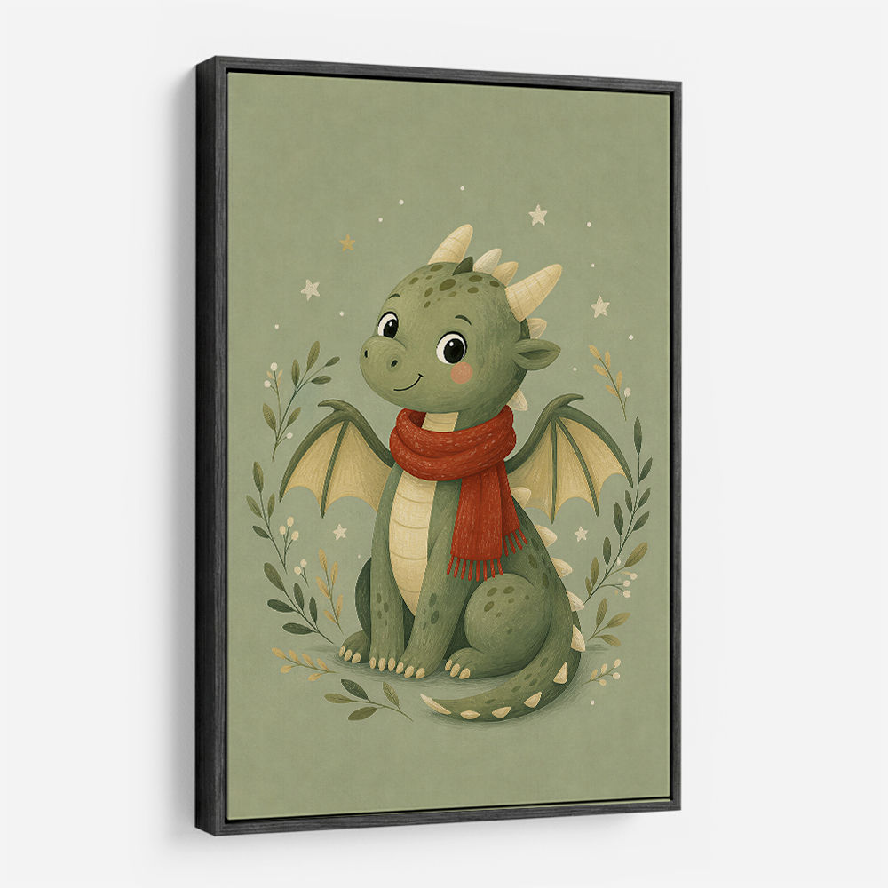 Baby Dragon With Scarf