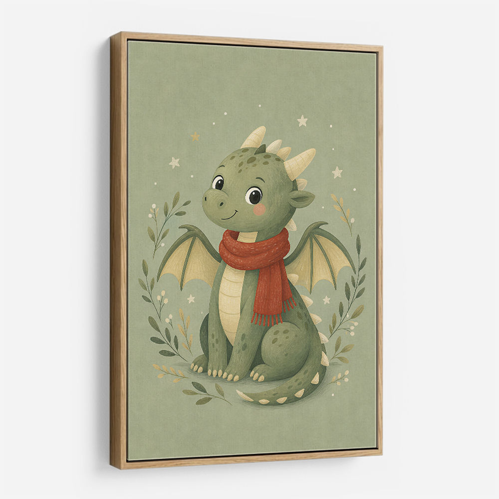 Baby Dragon With Scarf