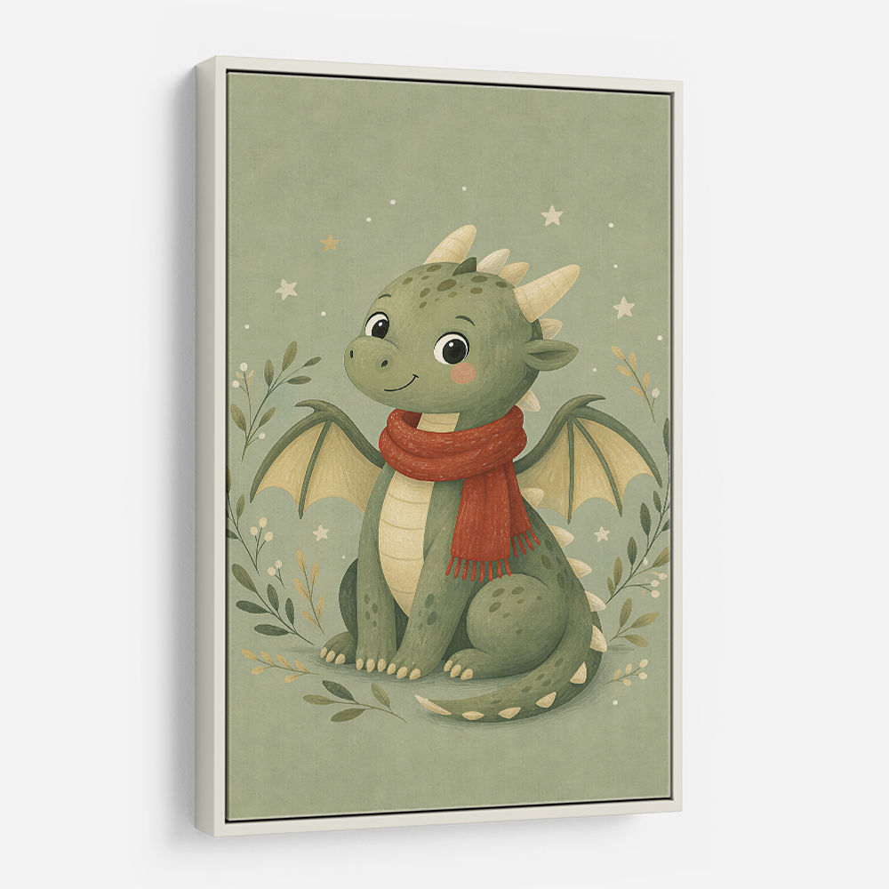 Baby Dragon With Scarf