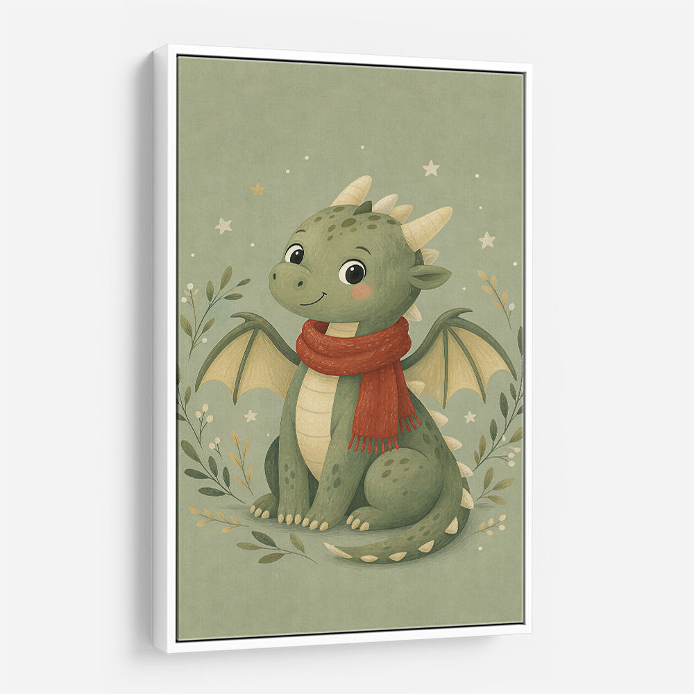 Baby Dragon With Scarf