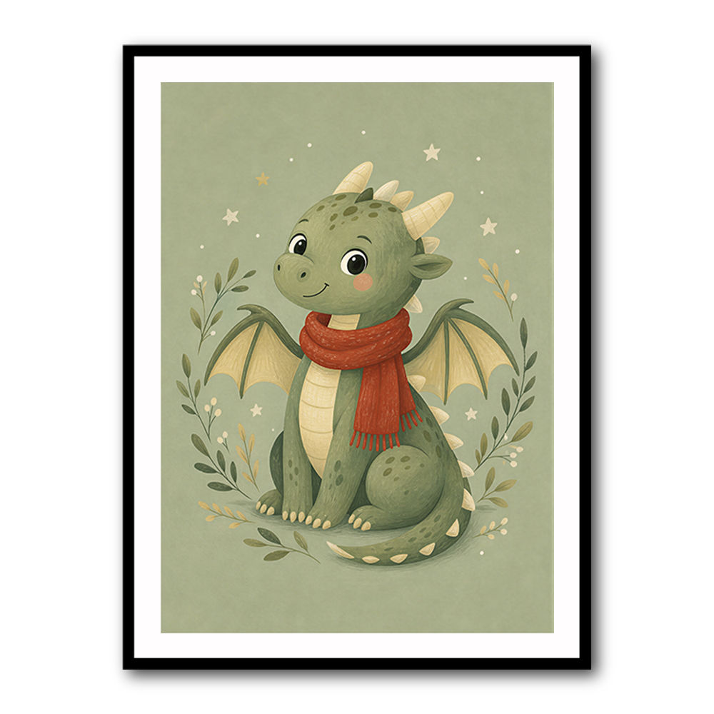 Baby Dragon With Scarf