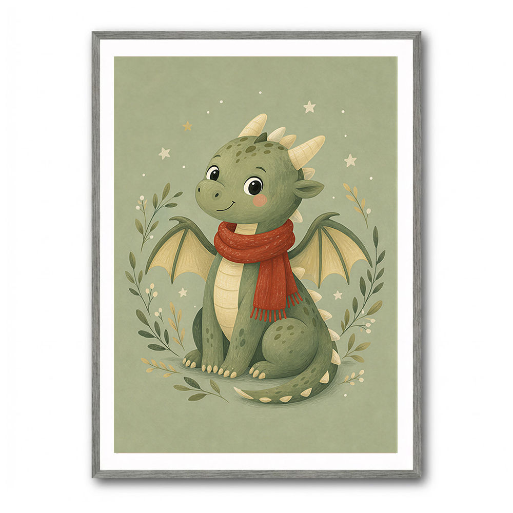 Baby Dragon With Scarf
