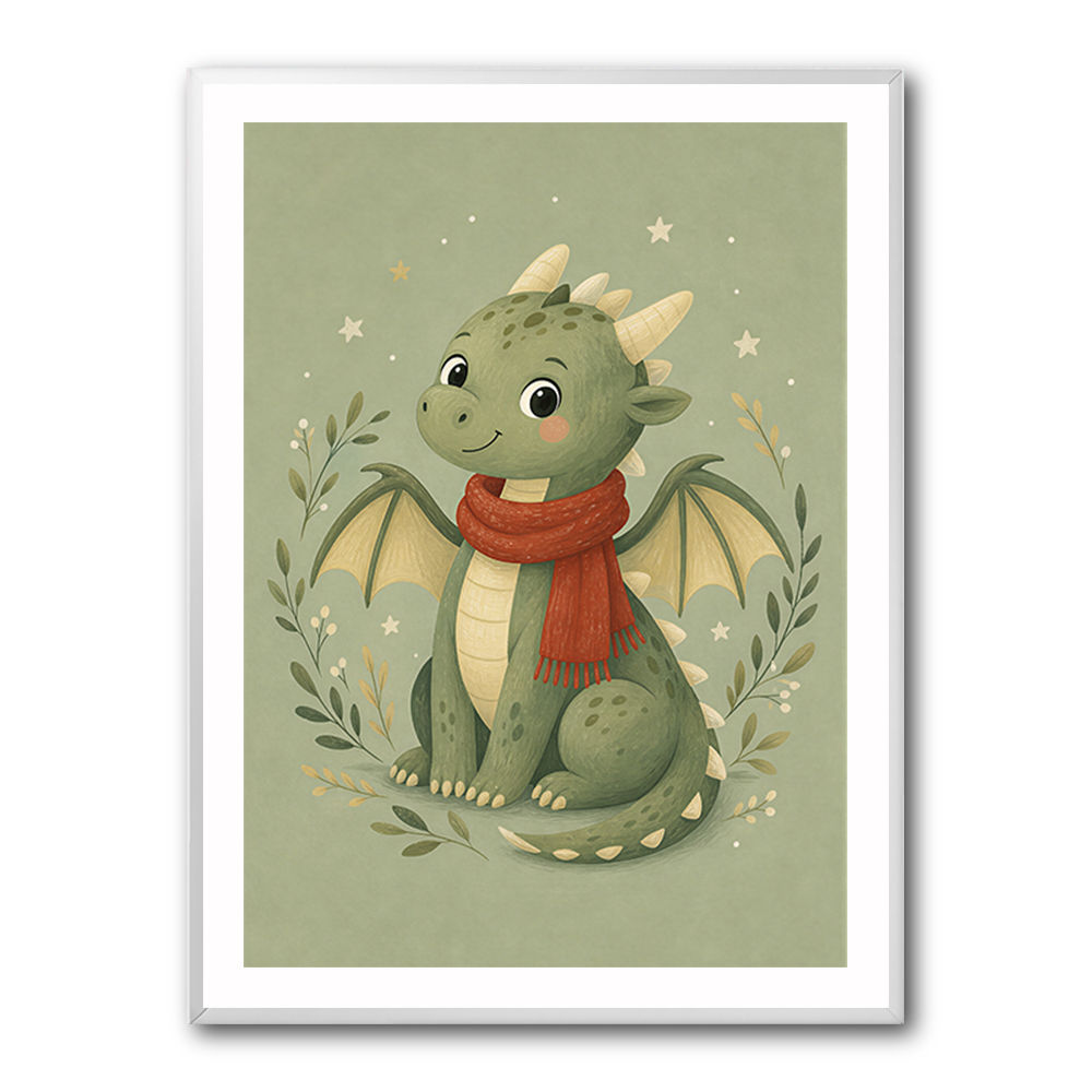 Baby Dragon With Scarf