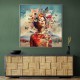 Beauty With Butterfly Crown Collage Wall Art