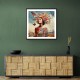 Beauty With Butterfly Crown 5 Collage Wall Art
