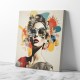 Woman Portrait 5 Collage Wall Art Woman Portrait 5 Collage Wall Art