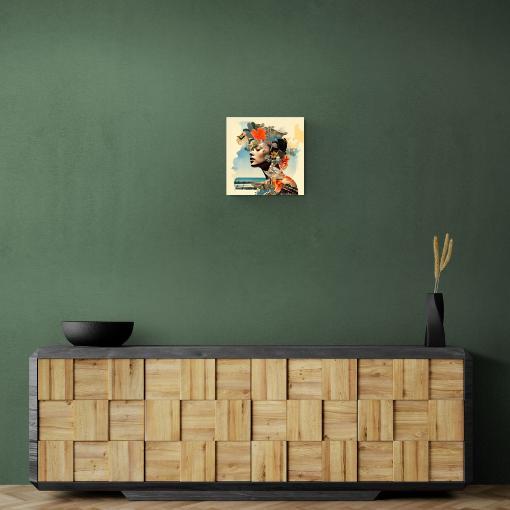 Woman Portrait 6 Collage Wall Art Woman Portrait 6 Collage Wall Art