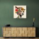 Flowers & Butterfly Face Collage 5 Wall Art Flowers & Butterfly Face Collage 5 Wall Art
