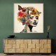 Flowers & Butterfly Face Collage 5 Wall Art Flowers & Butterfly Face Collage 5 Wall Art