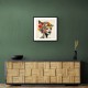Flowers & Butterfly Face Collage 5 Wall Art Flowers & Butterfly Face Collage 5 Wall Art