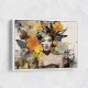 Flowers & Butterfly Women Fusion Collage Wall Art