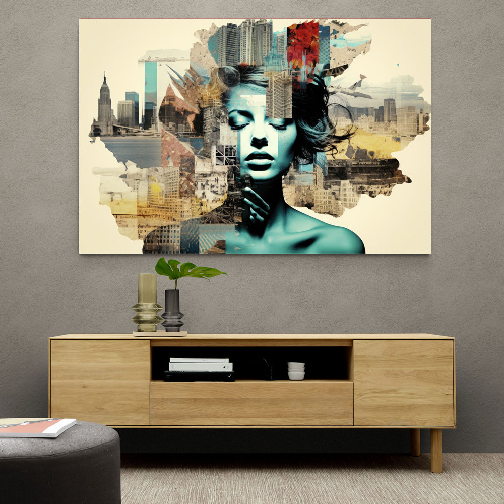 Scenic Watercolour Women 5 Fusion Collage Wall Art Scenic Watercolour Women 5 Fusion Collage Wall Art