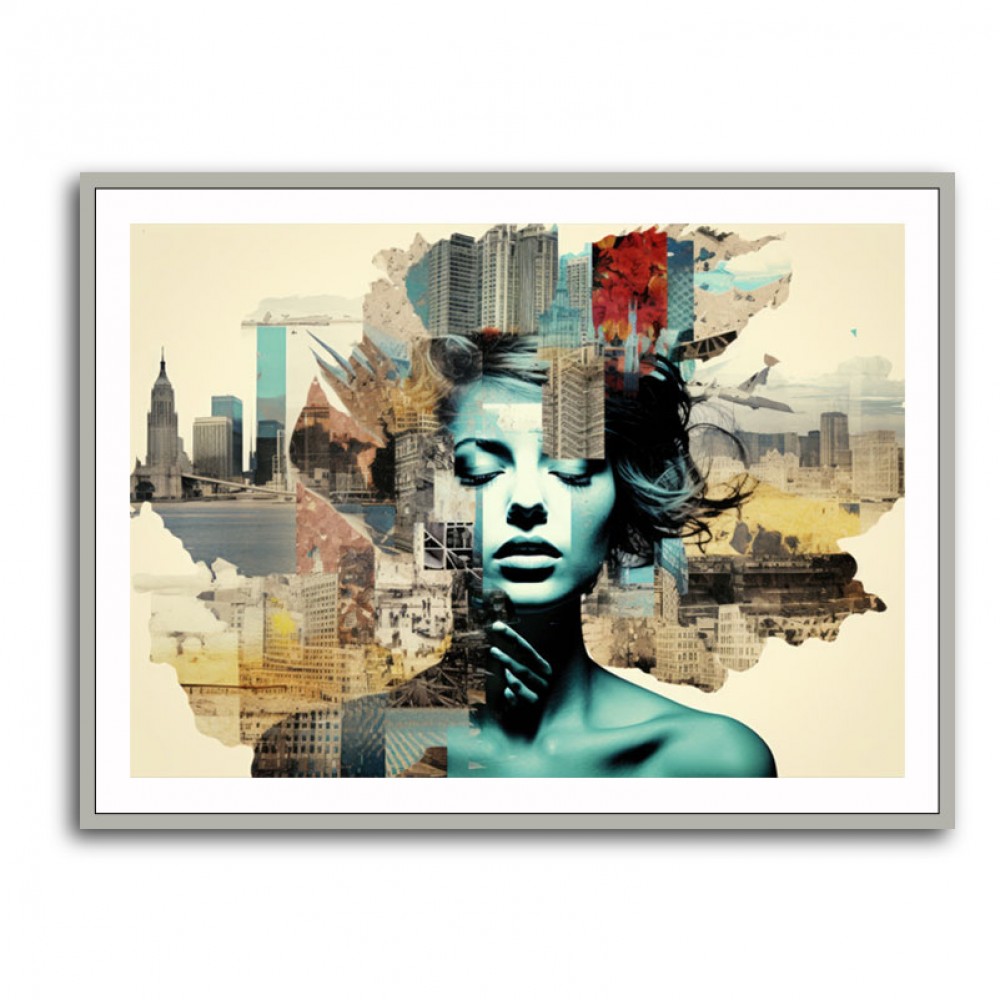 Scenic Watercolour Women 5 Fusion Collage Wall Art Scenic Watercolour Women 5 Fusion Collage Wall Art