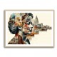 Scenic Watercolour Women 4 Fusion Collage Wall Art