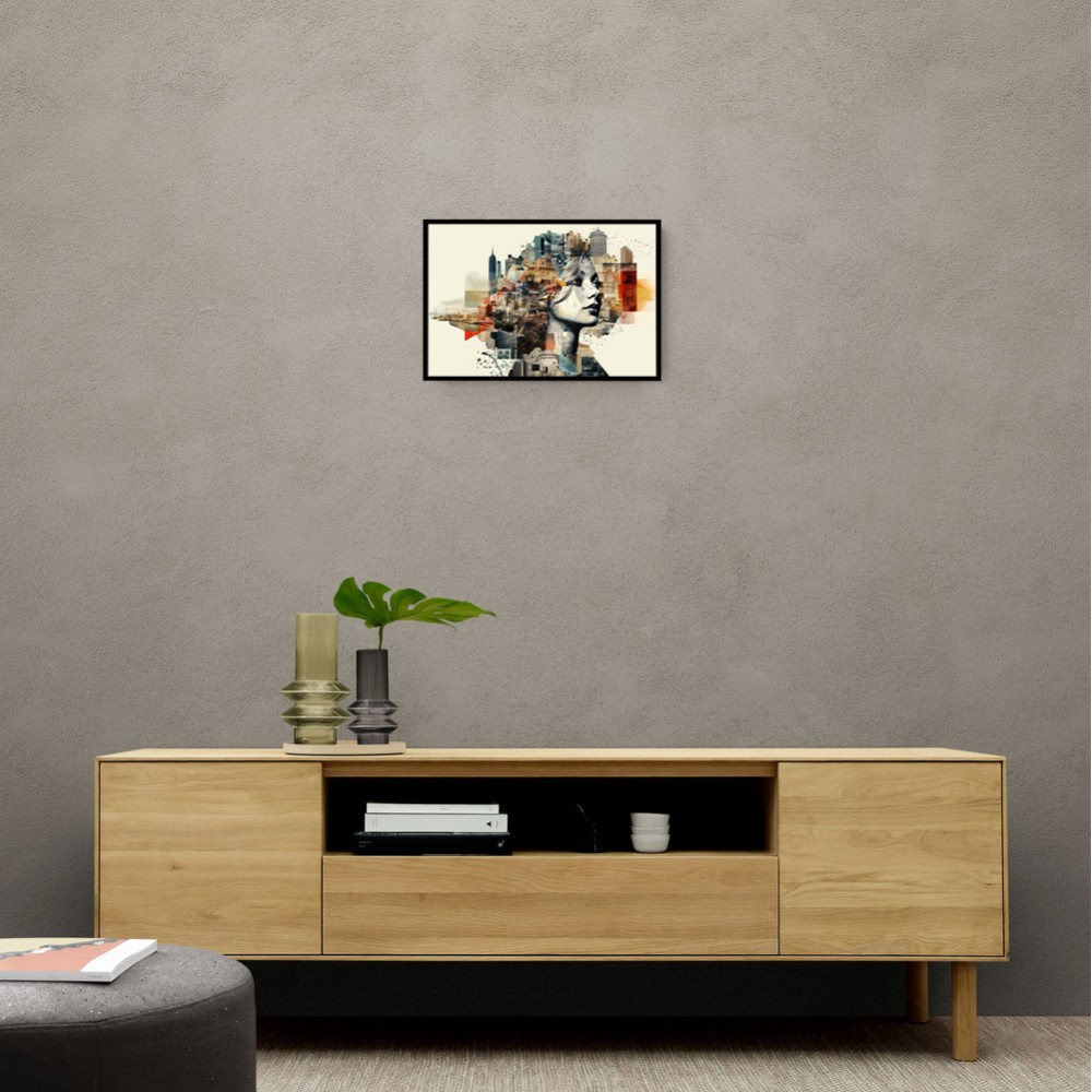 Urban Woman 2 Fusion Collage Wall Art Urban Woman 2 Fusion Collage Wall Art