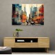 Urban City Fusion Collage Wall Art