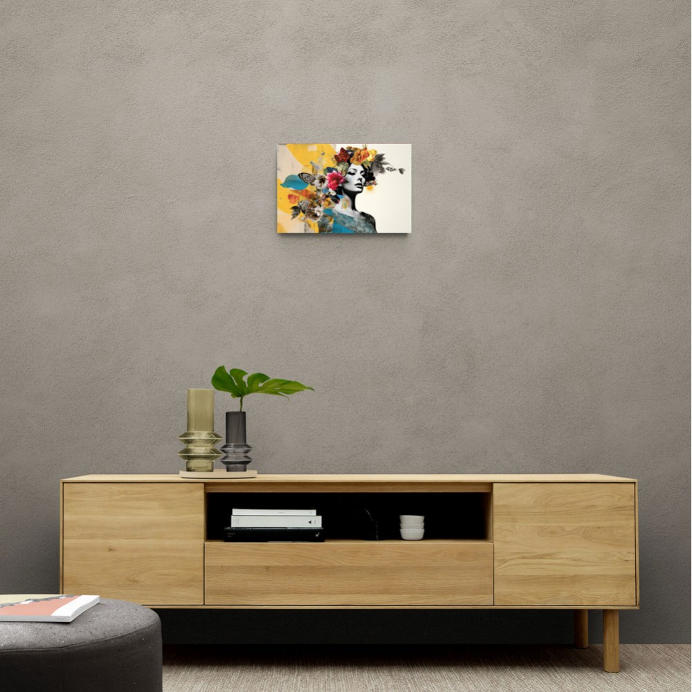 Flowers & Butterfly Women 14 Fusion Collage Wall Art Flowers & Butterfly Women 14 Fusion Collage Wall Art