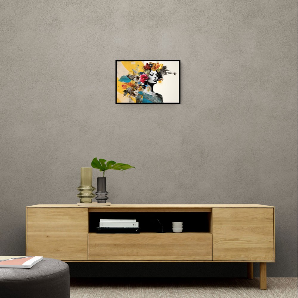 Flowers & Butterfly Women 14 Fusion Collage Wall Art Flowers & Butterfly Women 14 Fusion Collage Wall Art