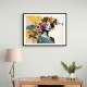 Flowers & Butterfly Women 14 Fusion Collage Wall Art Flowers & Butterfly Women 14 Fusion Collage Wall Art