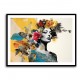 Choose Product Type:: Framed Print
Frame Colour:: Black Flowers & Butterfly Women 14 Fusion Collage Wall Art