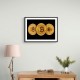 Crypto Coins On Black Wall Art