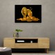 Golden Crypto Bull Wall Art