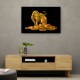 Golden Crypto Bull Wall Art