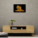 Golden Crypto Bull Wall Art