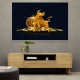 Bitcoin Golden Bull Wall Art