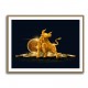 Bitcoin Golden Bull Wall Art