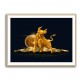 Bitcoin Golden Bull Wall Art