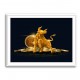 Bitcoin Golden Bull Wall Art