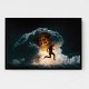 Bitcoin Spaceman Wall Art