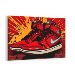 Air Jordan's 7 Graffiti Wall Art