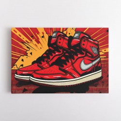 Air Jordan's 7 Graffiti Wall Art