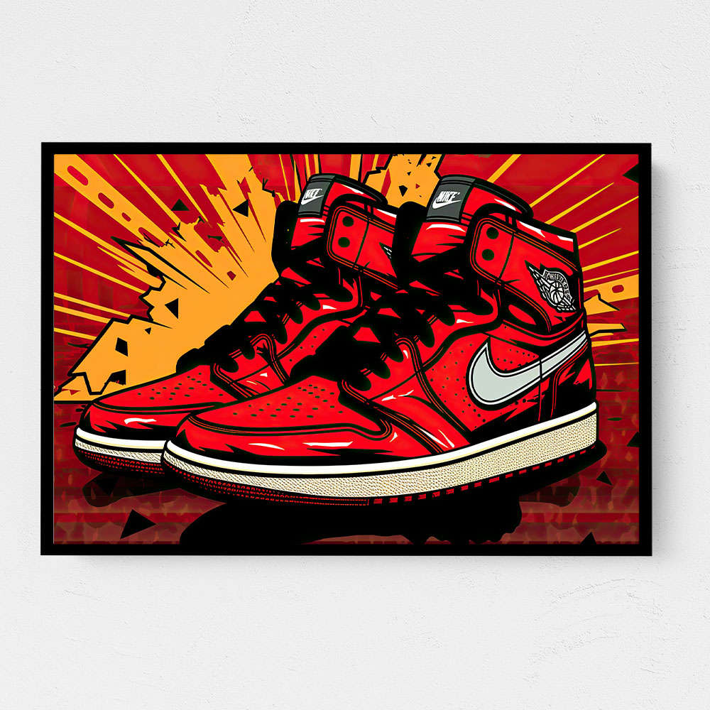 Air Jordan's 7 Graffiti Wall Art Air Jordan's 7 Graffiti Wall Art