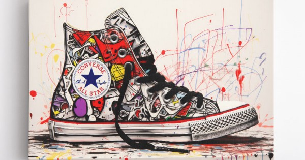Converse wall art top
