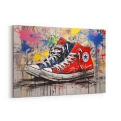 Converse Classic's Graffiti Style Wall Art