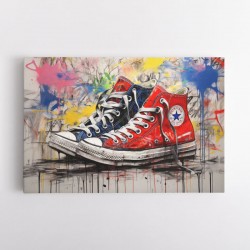 Converse Classic's Graffiti Style Wall Art